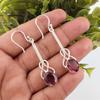 Rhodolite Gemstone Jewelry, Handmade Silver Jewelry, 925 Solid Sterling Silver Earrings, Gorgeous Silver Earrings For Wedding Gift