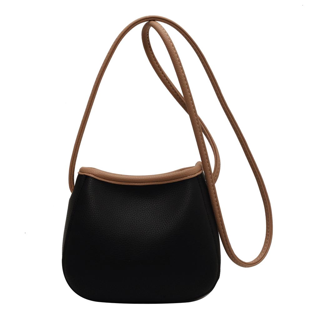 Fashion And Casual Women'S Tide French Niche High-End Texture Shoulder Messenger Bag Bucket Bag