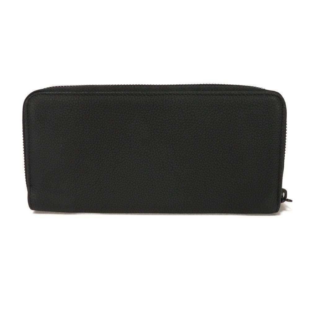 Used 12564 Zippy Wallet Horizontal M80334 7940 Current Model Black Zip Around RFID LV Aerogram Noir Men's from Japan