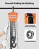 VEVOR Hand Chain Hoist, 3 Ton Capacity, Manual Chain Block with Upgrade G80 Galvanized Chain, 6 m Lifting Height