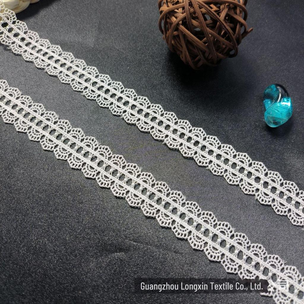 Водорастворимое молочное шелковое кружево для вышивки на подушках, шторах и свадебных платьях