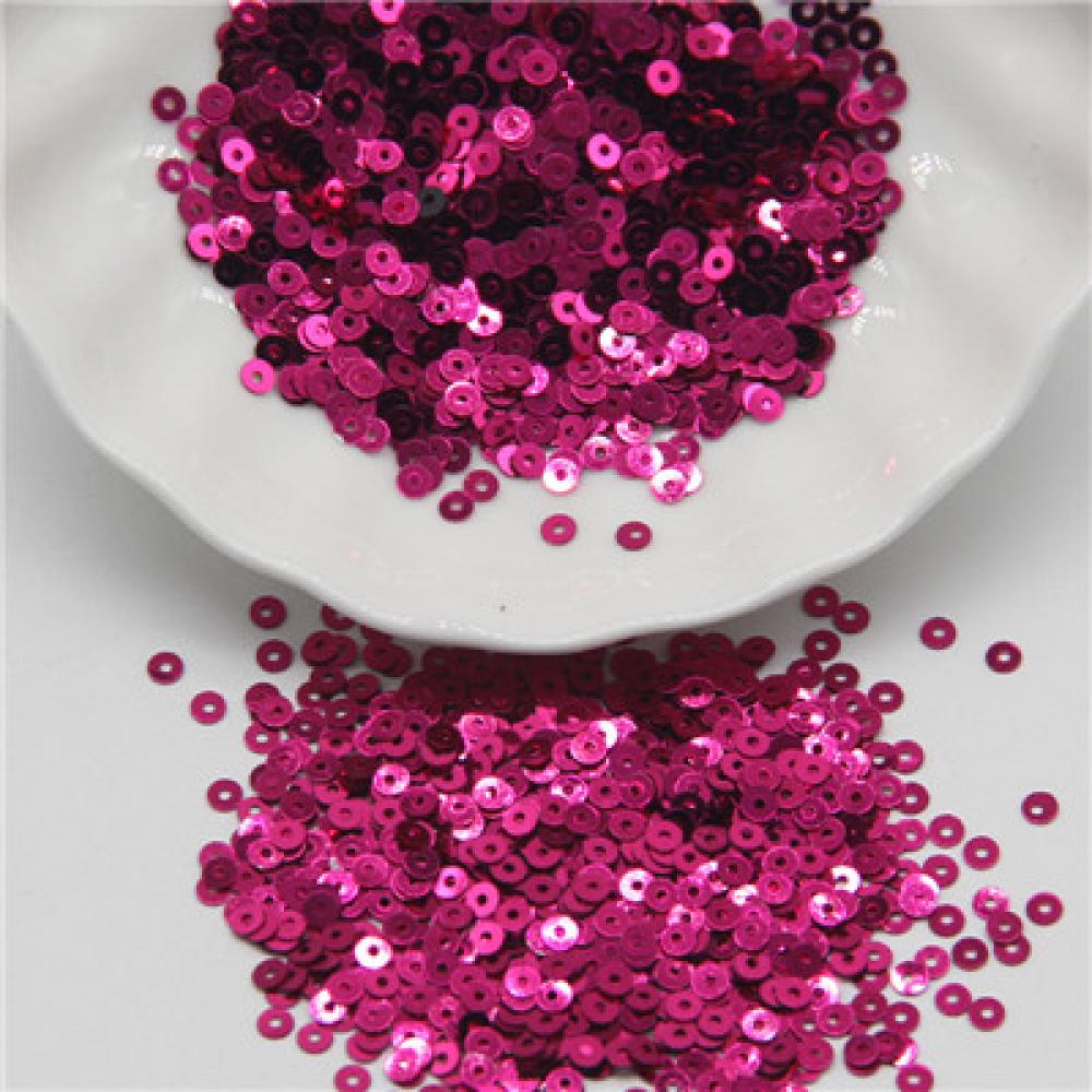 3mm 4mm 5mm 6mm Sequin Flat Round Loose Sequins Crafts Paillette Sewing Clothes Decoration DIY Accessory Lentejuelas Para Coser