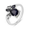 Silver Ring with Natural Sapphire 2.67ct (2120148) 3.24 Gr. 925 Samples