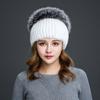 Hat Lady Winter New Mink Fur Fox Fur Woven Cap Winter Elegant Warm Fur Hat