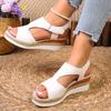 Сандалии женские летние новые повседневные универсальные туфли на танкетке римские туфли на платформе женские сандалии