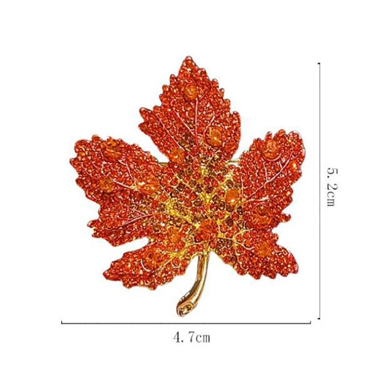 Броши в виде кленового листа для женщин и мужчин, элегантный корсаж, значок на праздничную вечеринку, одежда, ювелирные изделия, аксессуары