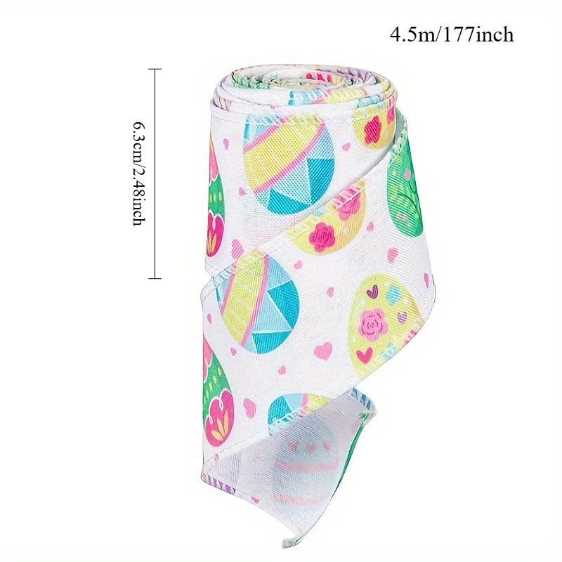 4 рулона ленты для венков и упаковки подарков, пасхальная джутовая лента с проволокой, твил/бобы/яйца/кролик для поделок, декор корзин, изготовление бантов, декор на Пасху