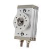 Rotating Pneumatic Cylinder, Light Alloy Steel Double Rack Rod with Roller Bearing Design, 30mm   Cylinder for High Temperature Environment, Magneti