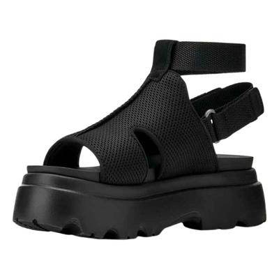 Сандалии UGG Celeste Strappy Thick Mesh US, Платформа, Подошва, Регулируемые, Женские, Celeste, 1167470, Черный, 6.5 (23.5cm) [Использовал]