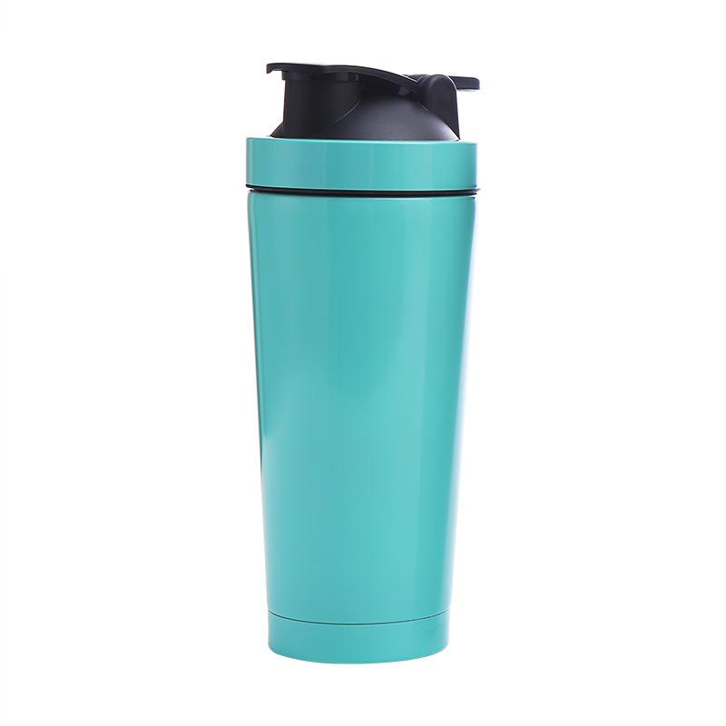 Шейкер из нержавеющей стали, фитнес-чашка, чашка для молочного коктейля, переносная чашка, протеиновая чашка