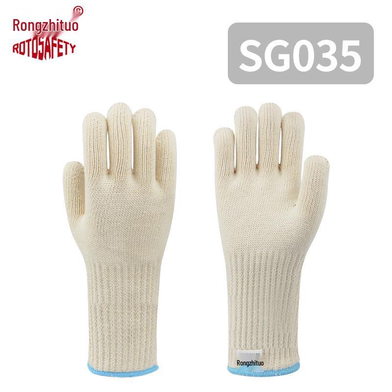 Огнеупорные Термостойкие Гибкие Арамидные Перчатки - Защита от Высоких Температур и Порезов
