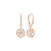 Swarovski Серьги с покрытием из розового золота "Бьющееся сердце" Женские серьги 5504753