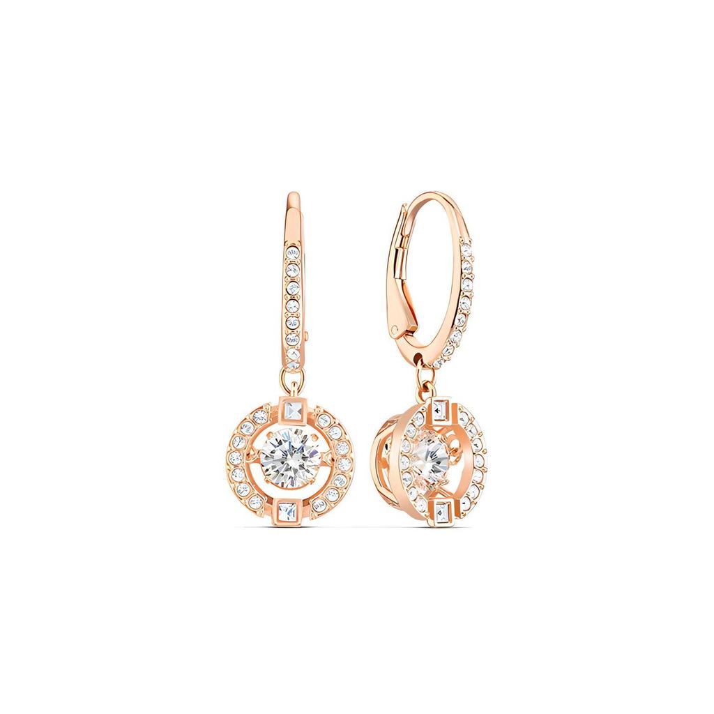 Swarovski Серьги с покрытием из розового золота "Бьющееся сердце" Женские серьги 5504753