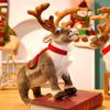 Рождественский плюшевый лось, кукла-олень, кукла-олень, рождественский подарок, подушка Санта-Клауса