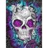 Diamond Painting Cartoon Pictures By Rhinestones Diamond Mosaic Skull Full Drill