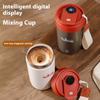 Smart Mixing Cup Temperature Display Stainless Steel Fully Automatic Magnetic Force Stir Recharge Coffee Stirring Cup