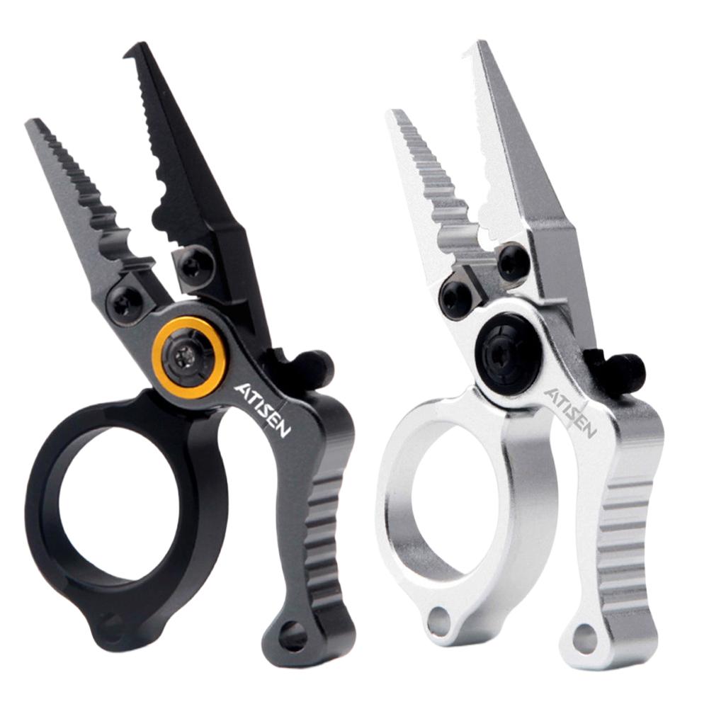 Алюминиевые Рыболовные Плоскогубцы Рыболовные Щипцы Экстрактор Крючков Зажимная Мини-Плоскогубцы для Приманок Рыболовный Мультитул Кусачки для Лески Рыболовные Аксессуары