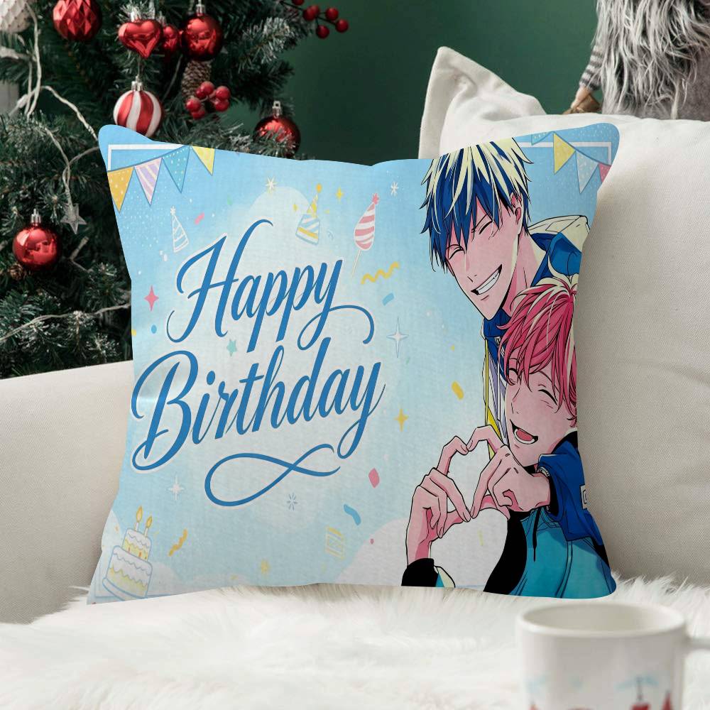 Given Manga Vai Receber Anime Cushion Cover Decorative Pillow Sofa Home Decor Case Pillow Cases