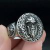 Винтажные Мужские Кольца Викингов Нержавеющая Сталь Этнические Верования Нордический Один Компас Древо Жизни Валькнут Кольцо Амулет Украшения