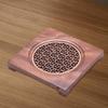 Elegant Walnut Wood Tea Coaster Set for Home And Office Use