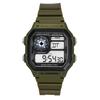 Activa Digital Green Polyurethane Strap Black Dial Quartz ACW1299-002 Men's Watch