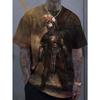 Men's T-Shirts Spartan Pattern 3D Print Tops Tees Summer Fashion Women Streetwear Oversized Unisex T Shirt Men Clothing