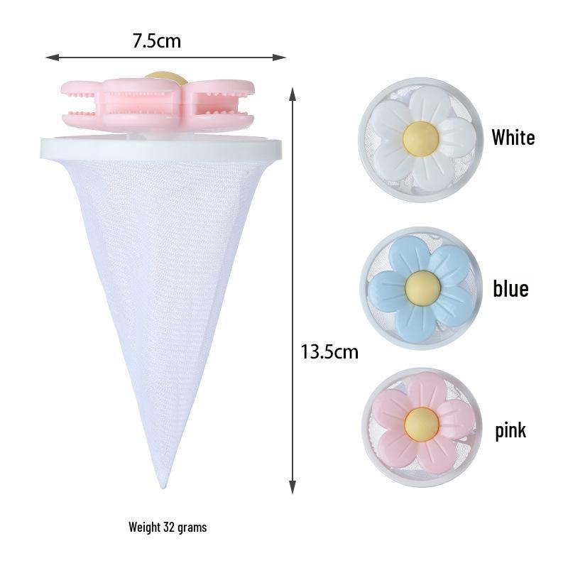 Floating Washing Machine Lint & Hair Remover Net Bag