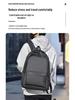 Мужской рюкзак Cross-Border Business Backpack - средний студенческий рюкзак, большой вместимости кожаный рюкзак для ноутбука