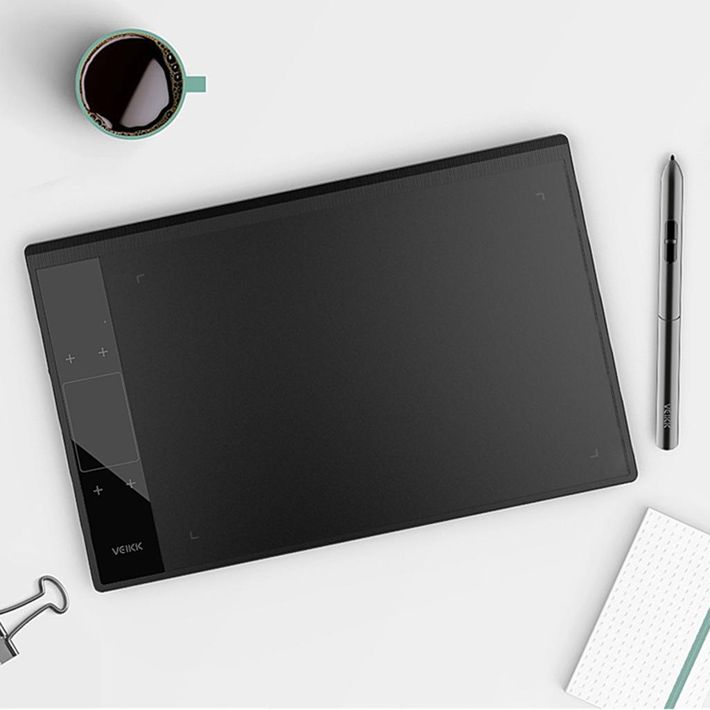 VEIKK A30 Graphics Drawing Tablet 10 X 6 Inch Large Active Area Smart Gesture Touch-Control 8192