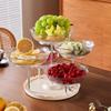 3-слойная фруктовая тарелка, подставка для десерта, торта, устойчивый современный поднос для подачи сушеных закусок