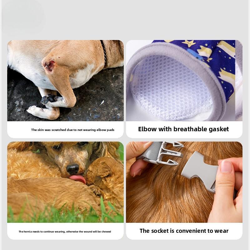 Pet Knee Pads Anti-dirty and Anti-gray Clothes Joint Protective Cover Shiba Inu Anti-grinding Leg Cover Medium and Small Dog Elbow Pads