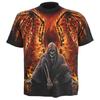 Spiral Direct Unisex Adult Flaming Death Short-Sleeved T-Shirt