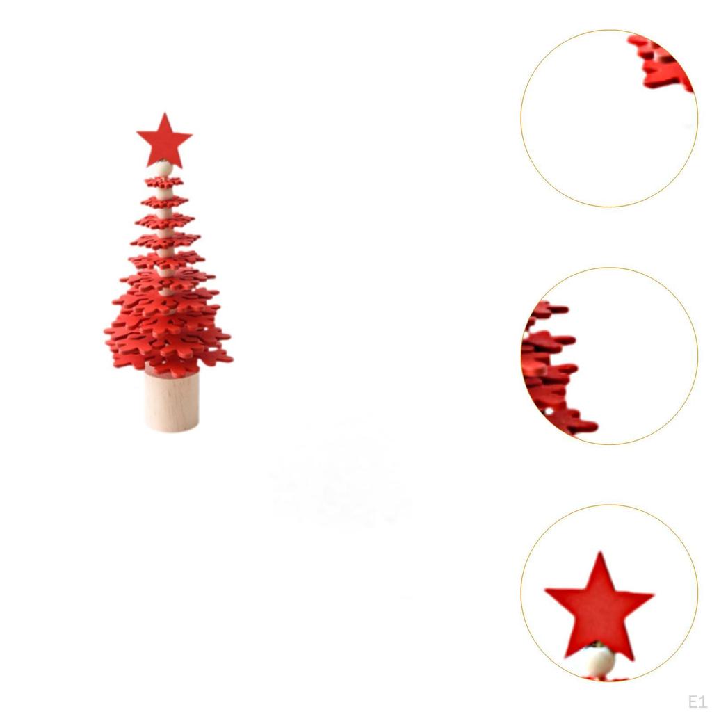 Tabletop Christmas Tree Ornament Small Decoration Table Top Xmas for