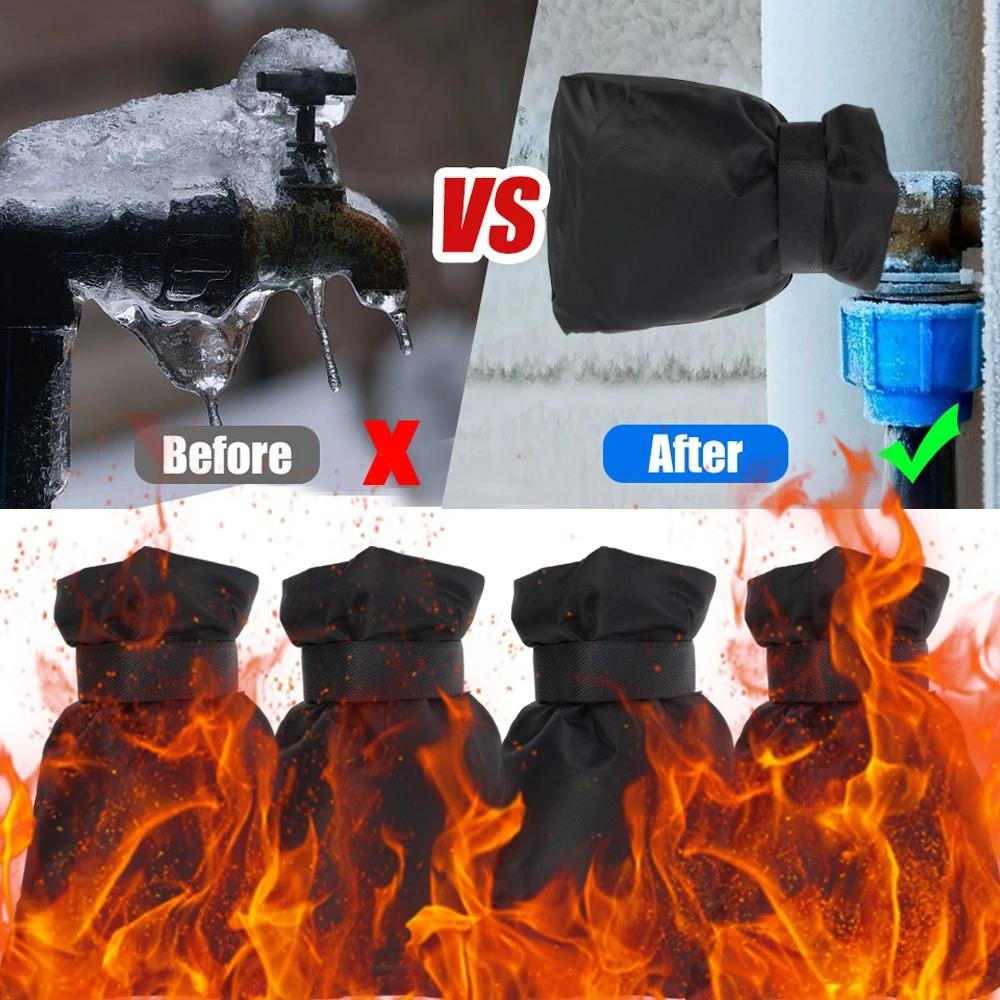 4 шт. наружный чехол для крана на зиму многоразовый водонепроницаемый изолированный протектор крана для водопроводных труб кухонные аксессуары для крана