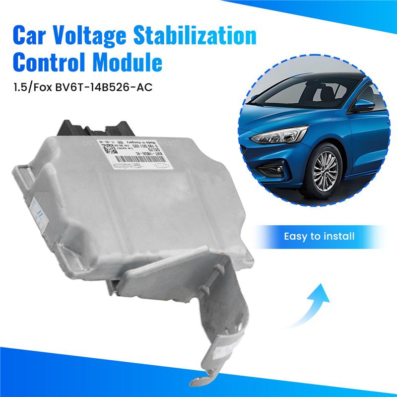 ABLZ-Car Voltage Stabilization Control Module BV6T-14B526-AC 1880916 For Ford Mustang Focus MK3 ECU Start Stop Control Unit