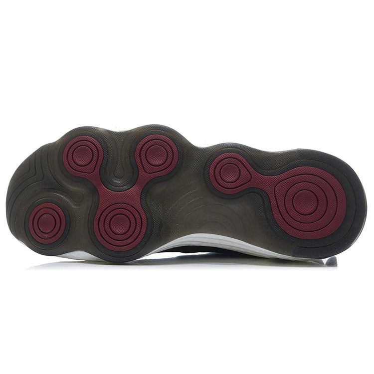 Li-Ning Unbounded 3 амортизирующие нескользящие износостойкие поддерживающие легкие низкие повседневные туфли мужские кроссовки черные AFPR029-2