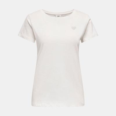 Футболка paris cloud dancer studio мотив сердце из страз Женская