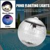 Solar Floating Pool Light Waterproof Solar Floating Pool Light Solar Powered Glow Ball Lamp Decor For Pools Pond Garden Party