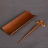 3/4/5Pcs Bamboo Carbonized Teaware Set Tea Tray Teaspoon Tea Clip Needle Exquisite Tea Making Tool Accessories Spoon Tongs