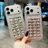 Роскошный полностью бриллиантовый противоударный чехол для iPhone 14/15/16/17 Pro Max