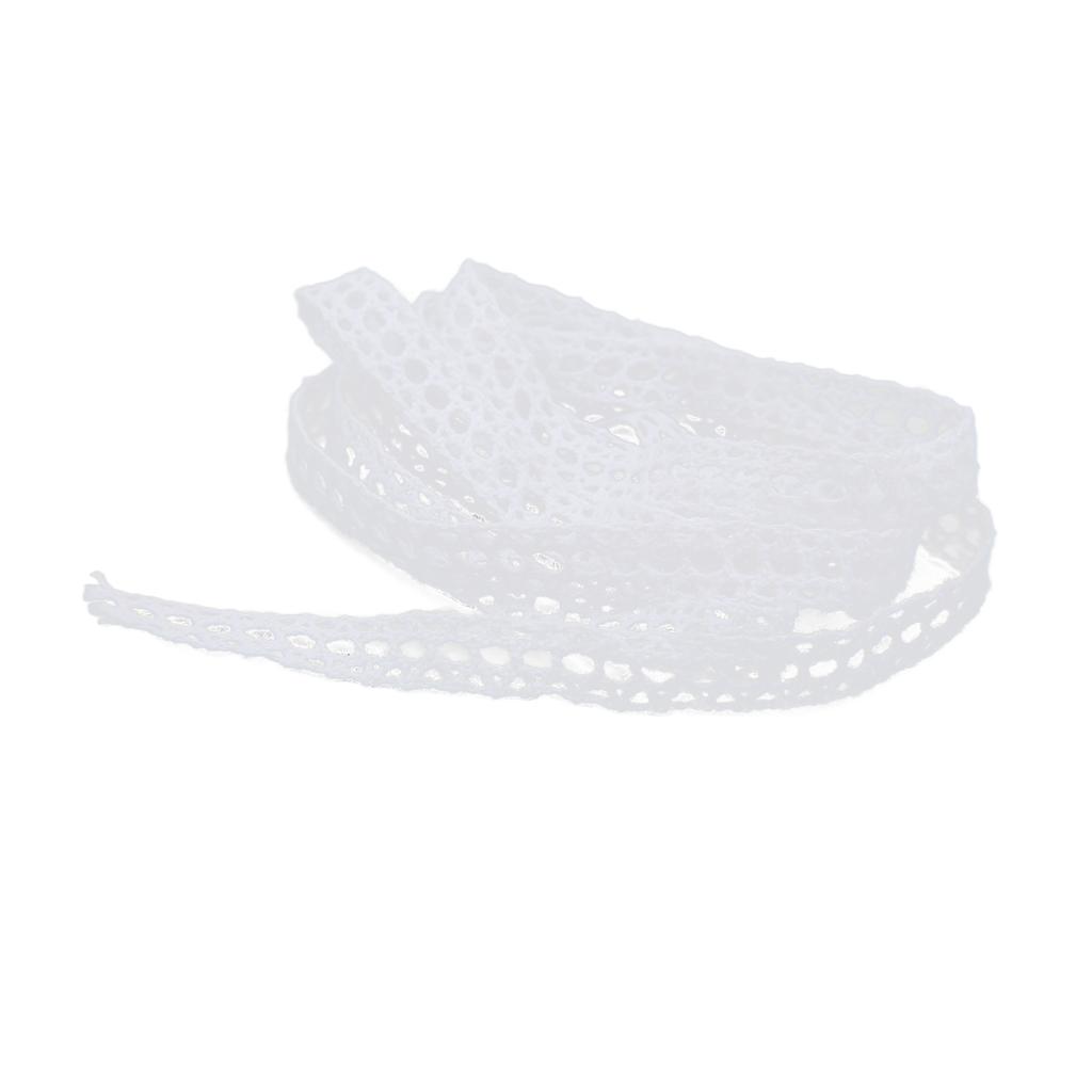 Кружевная лента хлопковая нить 20 ярдов белая полая декоративная фурнитура для одежды подарок декор
