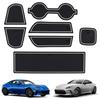 Резиновый коврик KUNGKIC в салон для Toyota GR86 ZN8 и Subaru BRZ ZD8 Защитный резиновый коврик для карманов дверей и подстаканников Внутренние детали Нескользящий (2021, 2022,