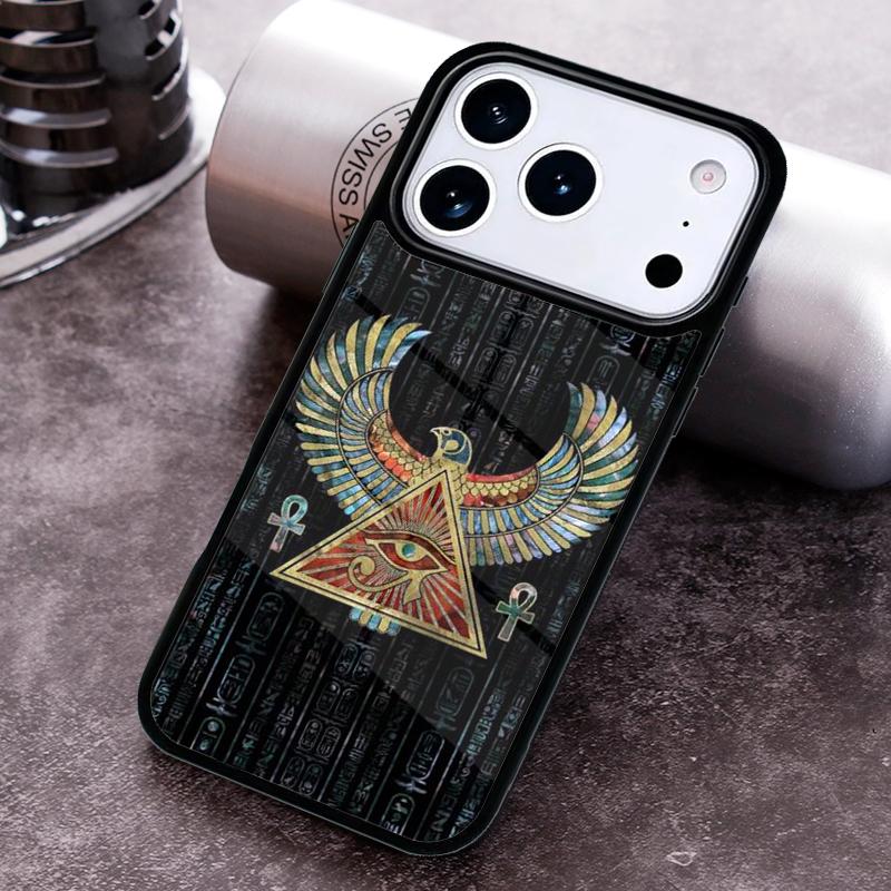 Египетский Глаз Гора Чехол Для Телефона Для iPhone 17 16 15 14 13 12 11 Pro Max Plus 17Air Мягкий Силиконовый Чехол