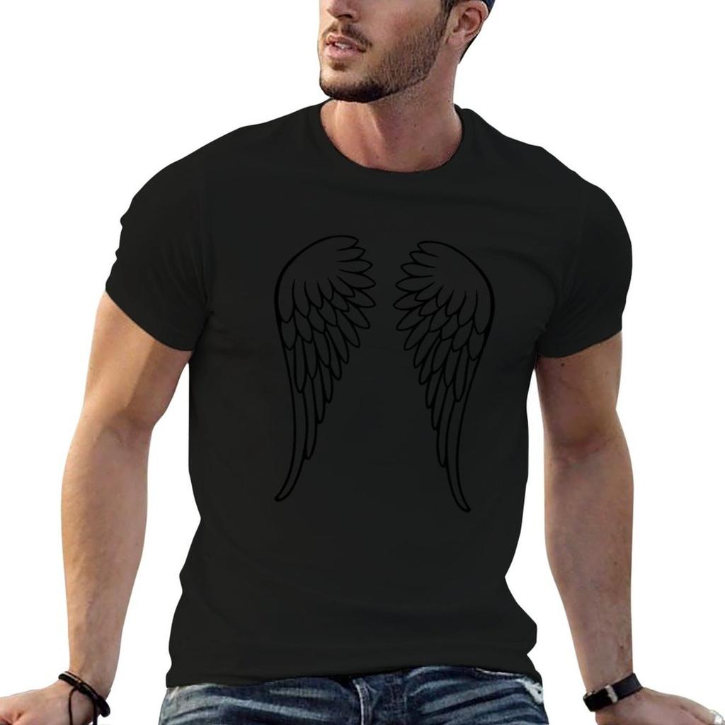 Angel wings TShirt anime t shirts oversize Unisex t shirts graphic funny t shirts dark humor Tshirt