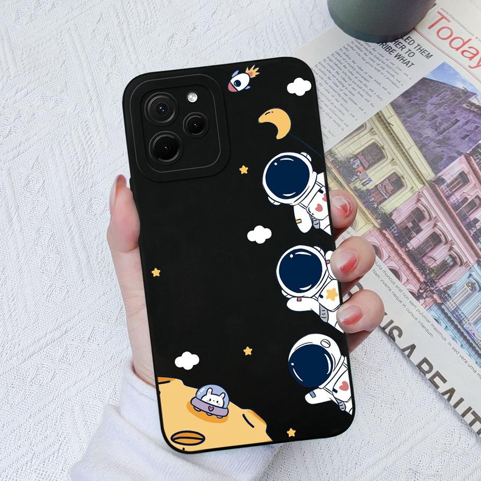 Силиконовый чехол для Honor X8A X7A X5 9X Pro Magic5 Pro X6 X7 X8, модный защитный чехол для камеры, мягкий квадратный чехол, противоударный матовый астронавт для чести, бампер