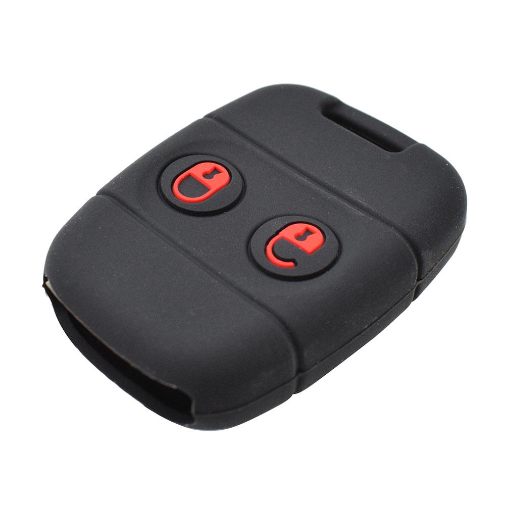 2 Buttons Remote Key Case For Land Rover Defender Freelander Rover 25 45 100 200 400 MG ZS ZR MGF Silicone Key Fob Shell Cover