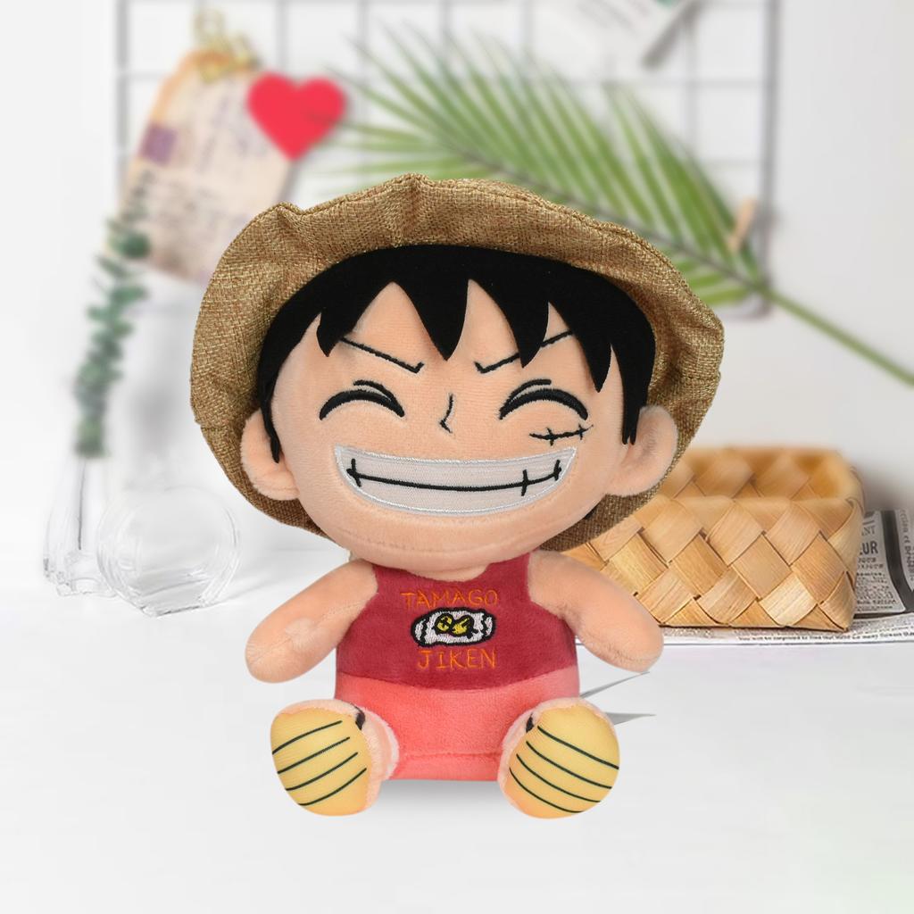 One Piece Original Plush Toy Luffy Chopper Ace Roronoa Zoro Cartoon Anime Cute 8 Inch Stuffed Doll for Kids Xmas Gifts 20CM