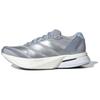 Женские кроссовки Adizero Boston 13 Halo Silver Metallic Серый Glow-Blue JS4949