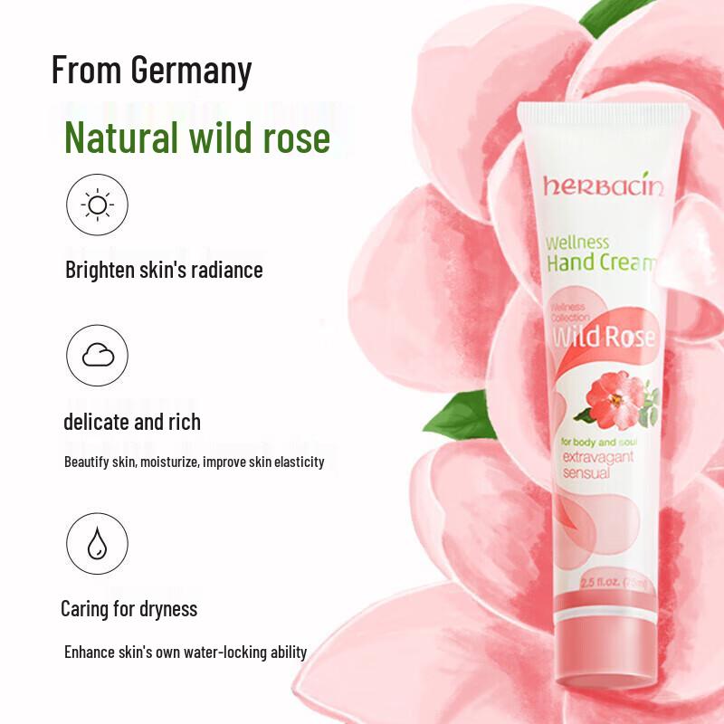 HERBACIN Rose Hand Cream 75ml