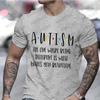 Autism Awareness Shirt for Men Women Clothing Rainbow Neurodiversity TShirt Black Tees Autism Acceptance T Shirt Gift Streetwear